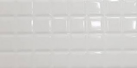 Faianță Maiolica decor, 40,2 x 20,2 cm, alb