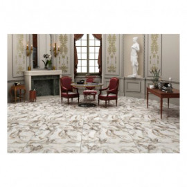 Gresie Living Digital Vitrificata River Brown Glossy 60 x 60